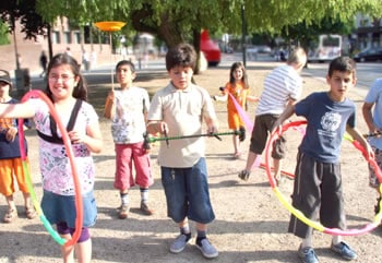 TOUSSINI.de circus mobile Schulprojekt Jonglage